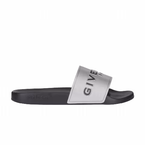 Givenchy Logo Slide 'Silver Grey'