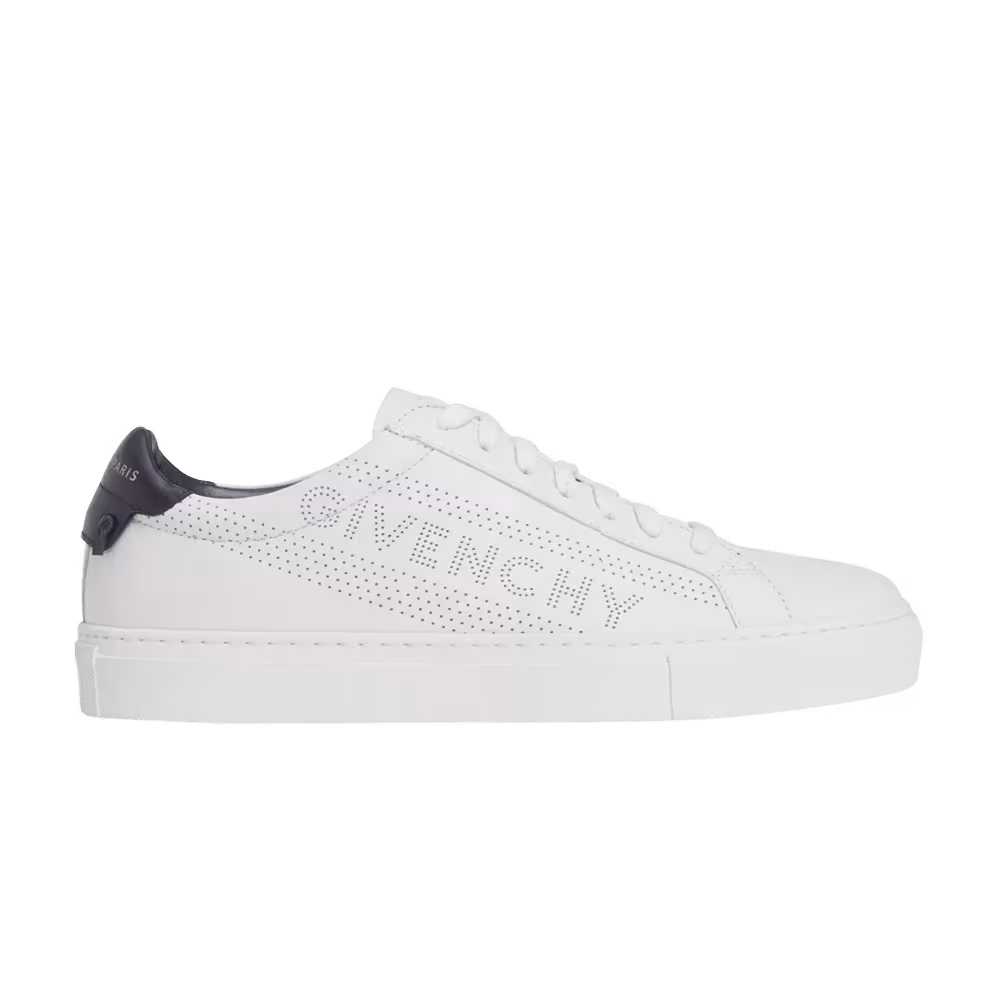 Givenchy Women's Urban Street Low Perforated Logo - White Navy