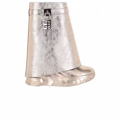 Givenchy Wmns Shark Lock Biker Ankle Boot 'Golden'