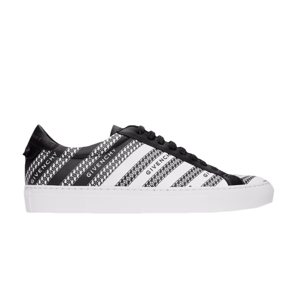 Givenchy Urban Street Low Chain Logo - Black White