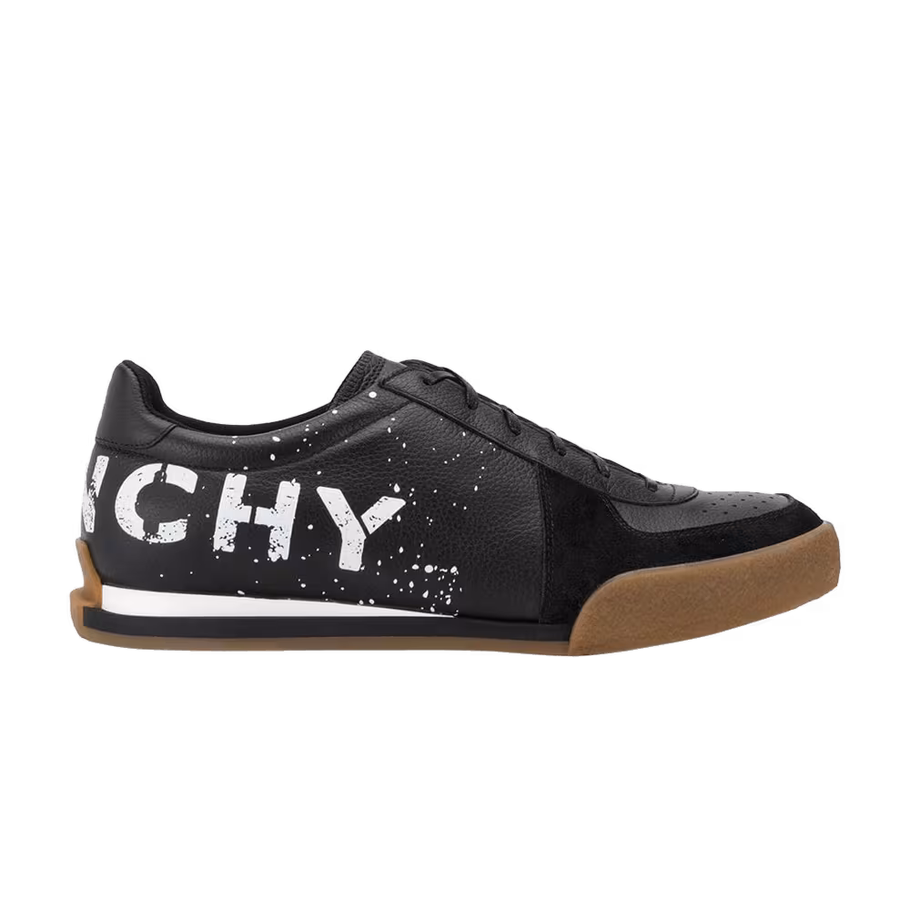 Givenchy Tennis Low Leather Logo Stencil