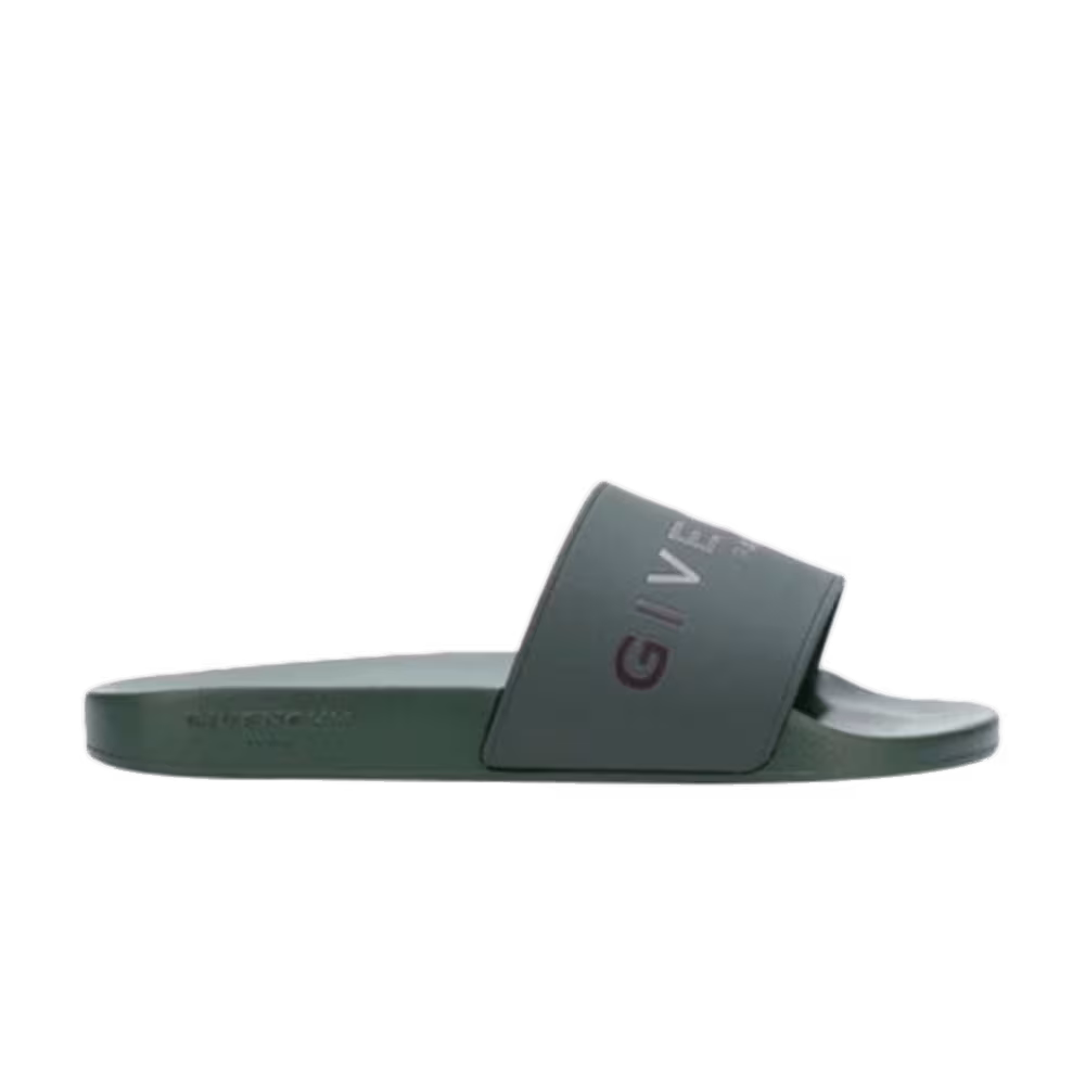 Givenchy Logo Slide Bottle Green