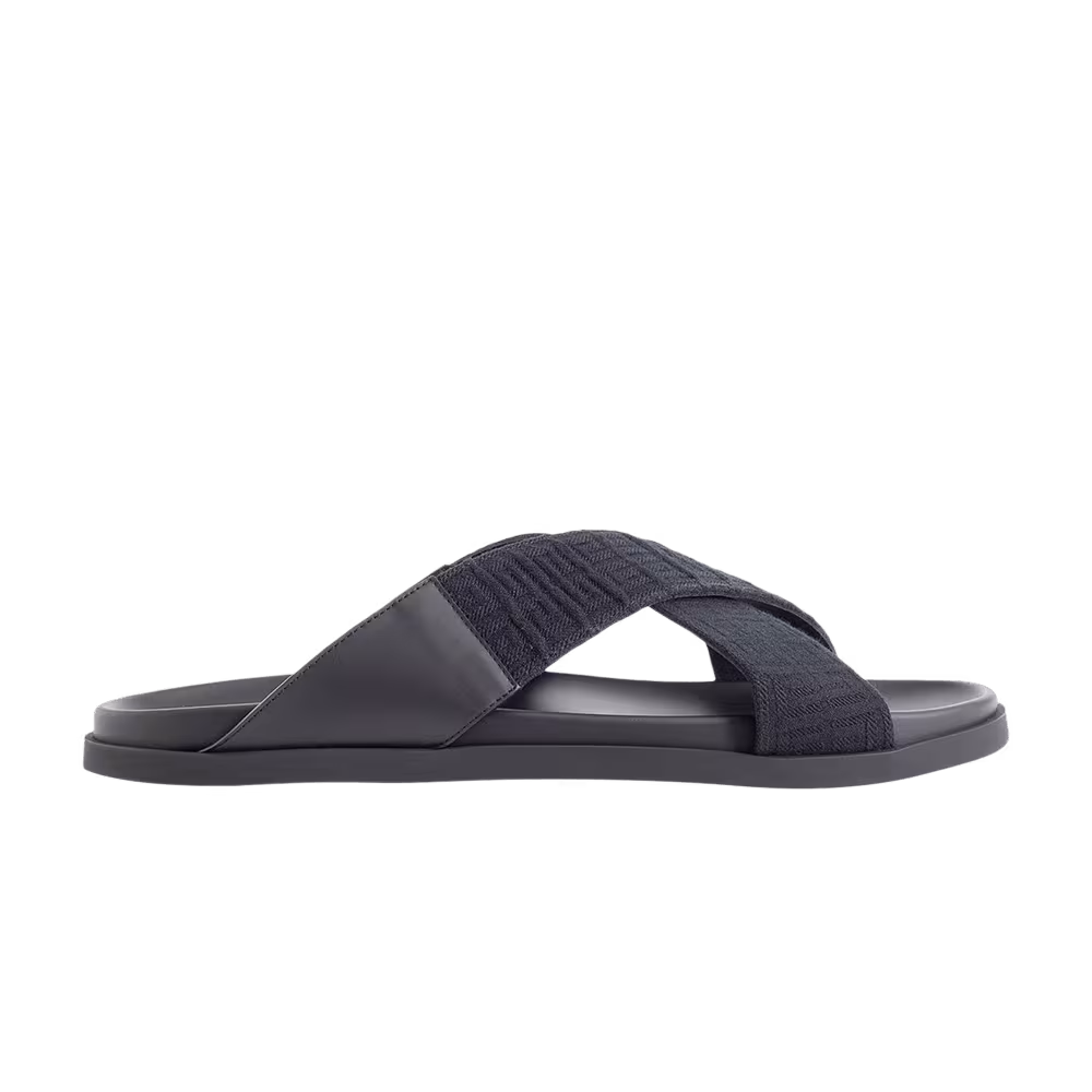 Givenchy Crossed Straps Slide Black