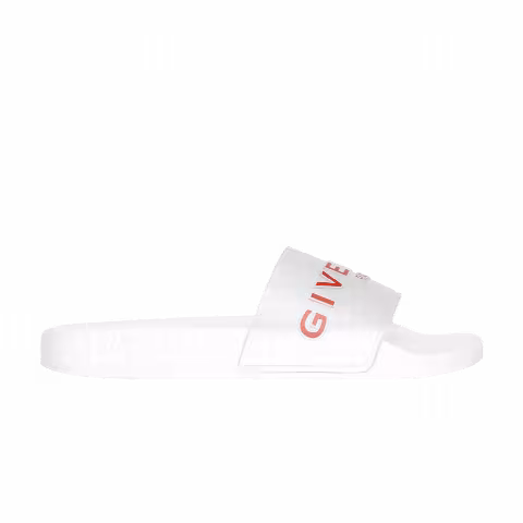 Givenchy Wmns Logo Slide 'Transparent White Red'