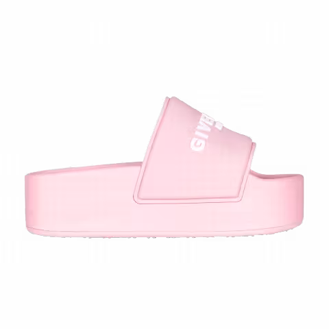Givenchy Wmns Logo Embossed Platform Sandal 'Blossom Pink'