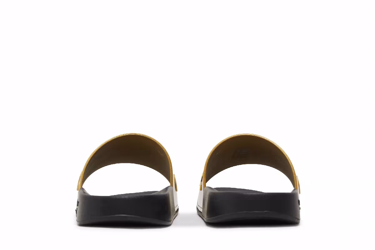 Givenchy Logo Slide Metallic Golden, view 7