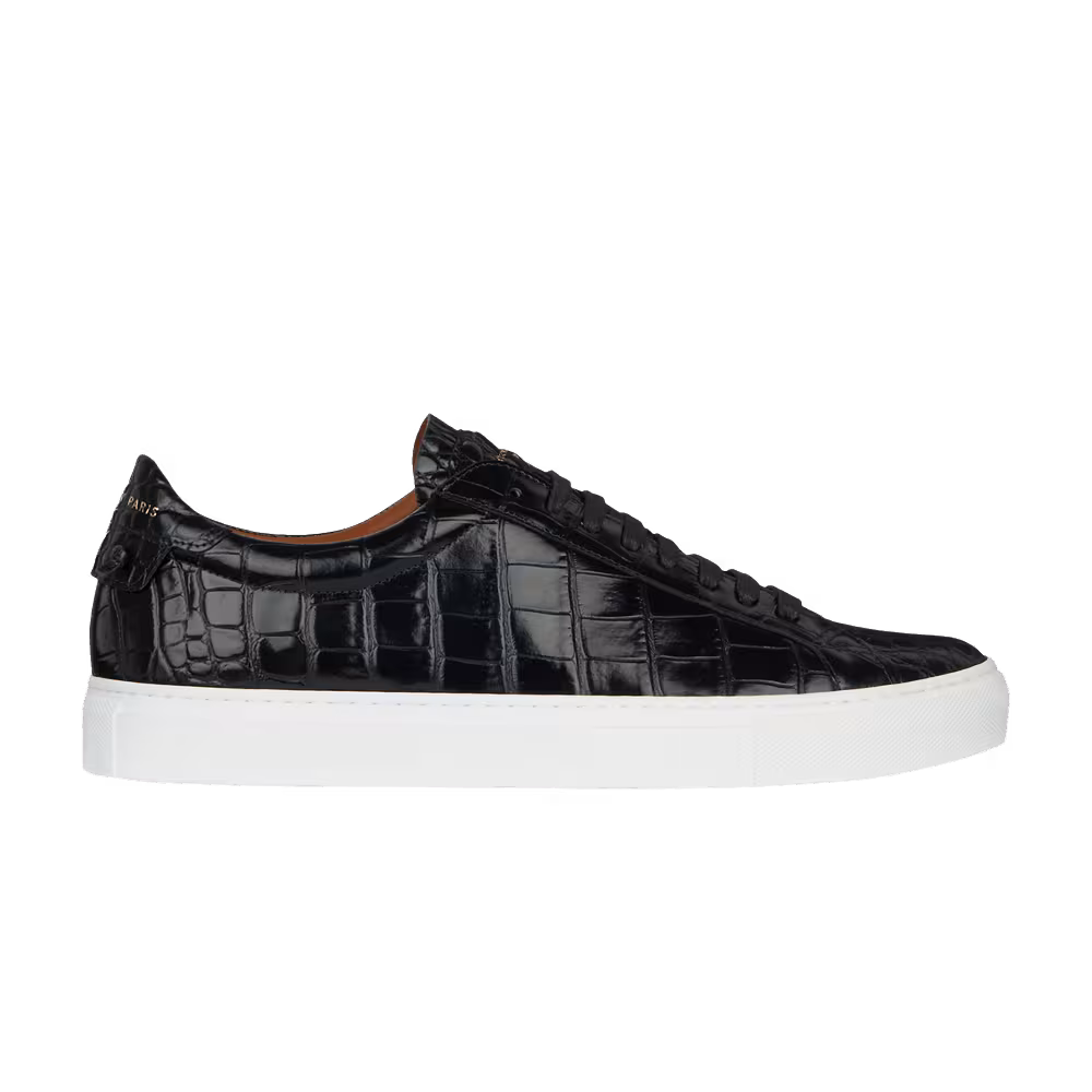 Givenchy Urban Street Low Black Crocodile