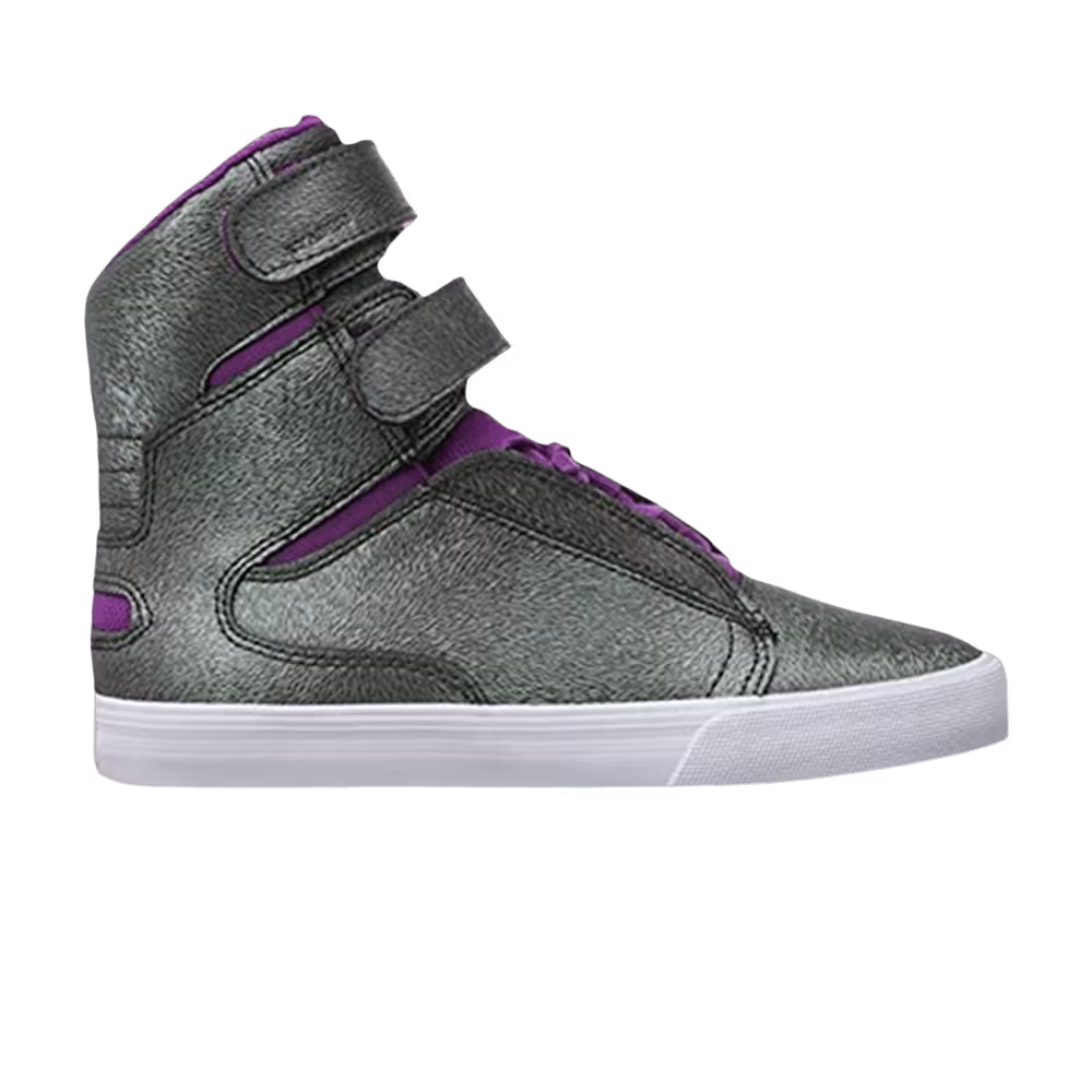 Supra Women's Society 2 Grey Purple Fur