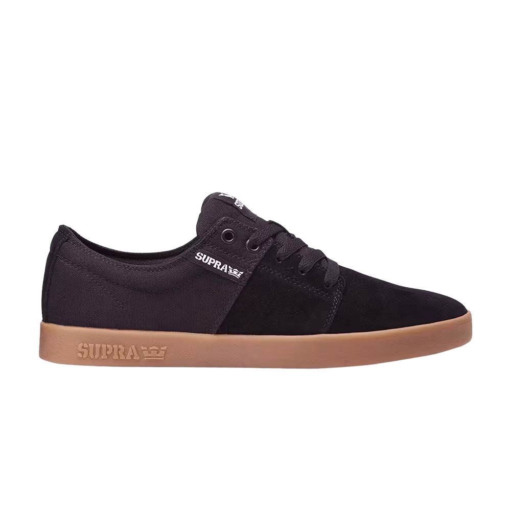 Supra Stacks Low Black Gum