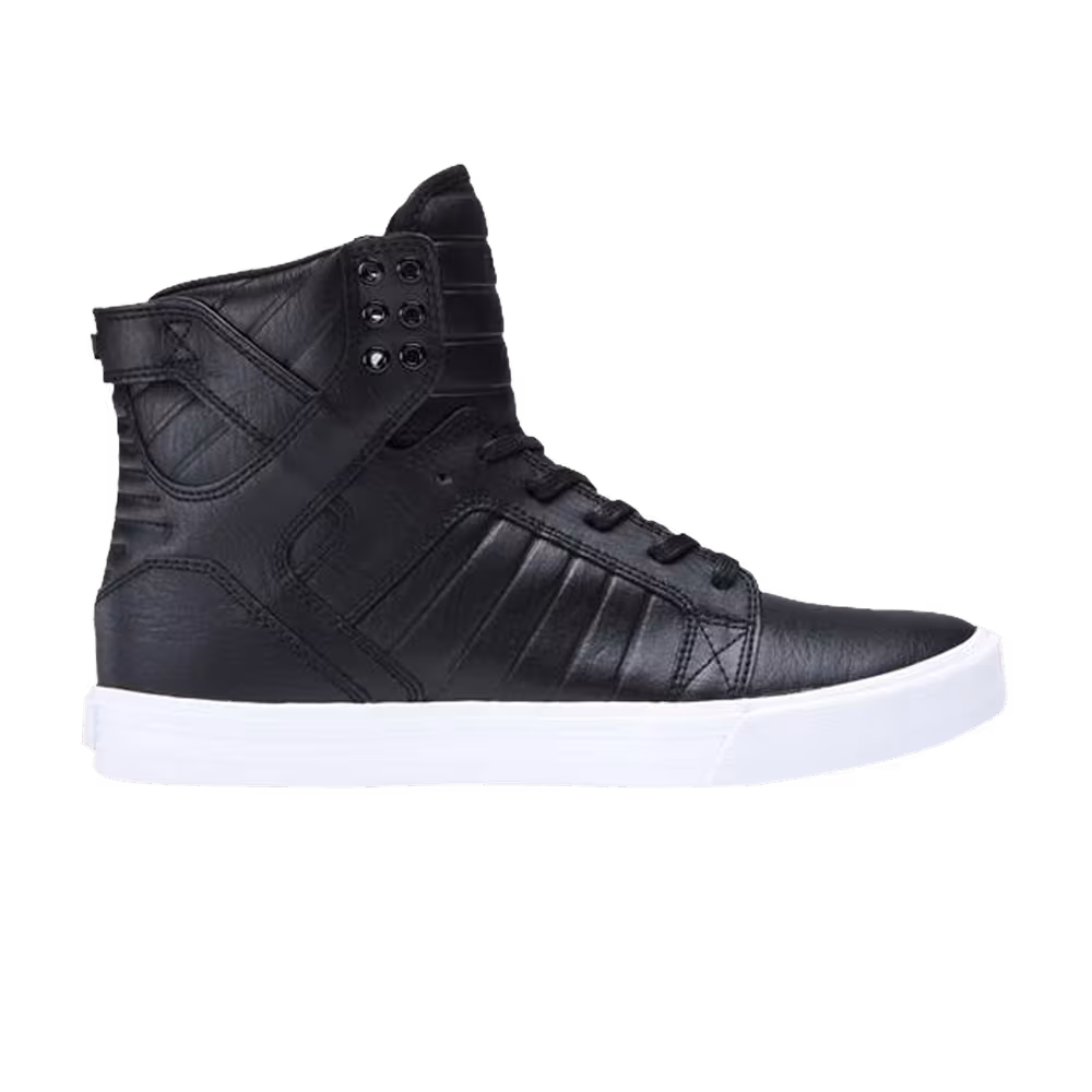 Supra Skytop Black White