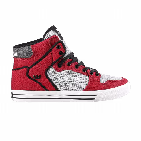 Supra Vaider 'Red Grey Black'