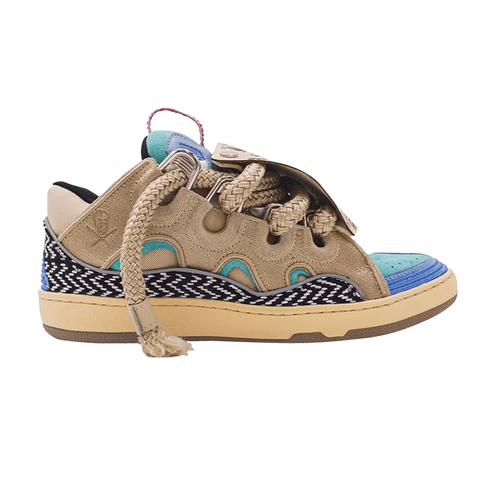 The Shoe Surgeon x Lanvin Curb Sneakers Light Blue