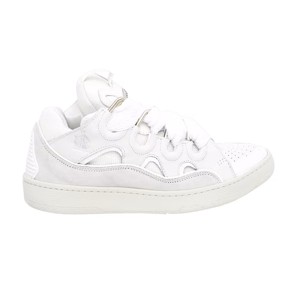Lanvin Curb Sneakers White