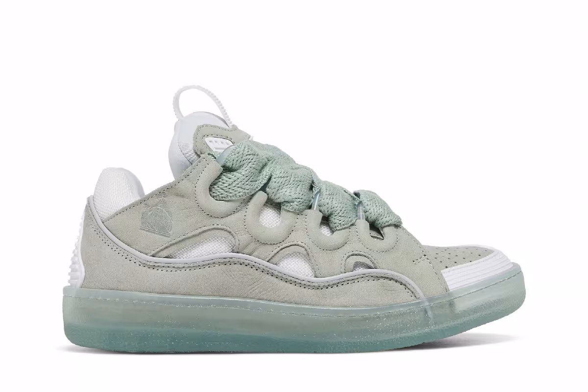 Lanvin Women's Curb Sneakers Sage, view 2