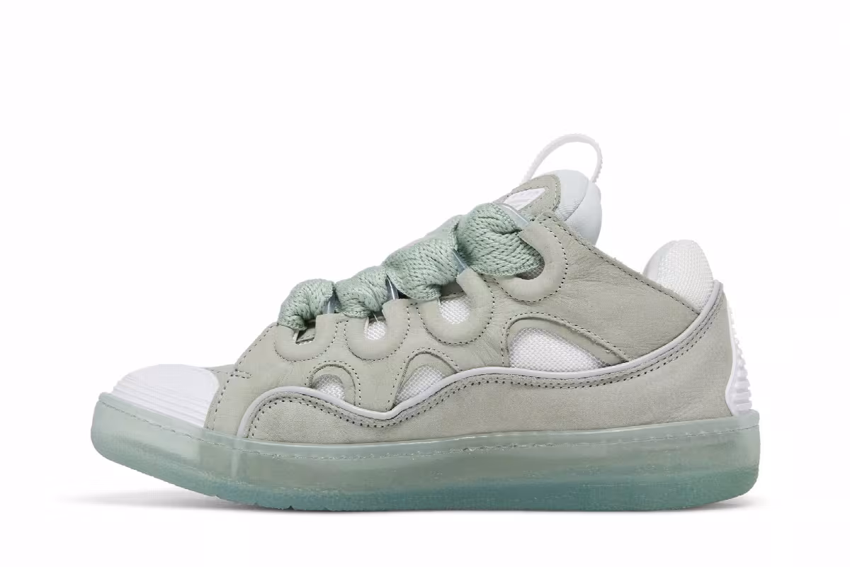 Lanvin Women's Curb Sneakers Sage, view 4