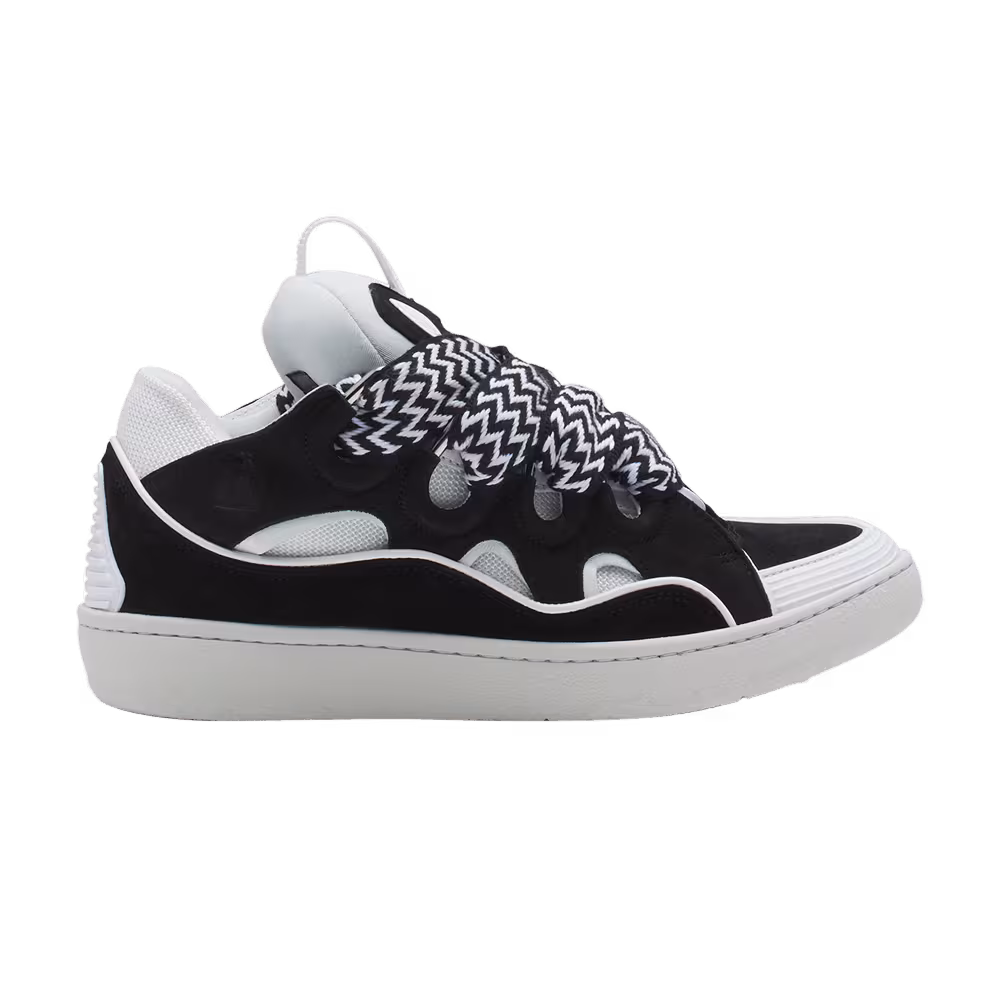 Lanvin Women's Curb Sneakers Black White