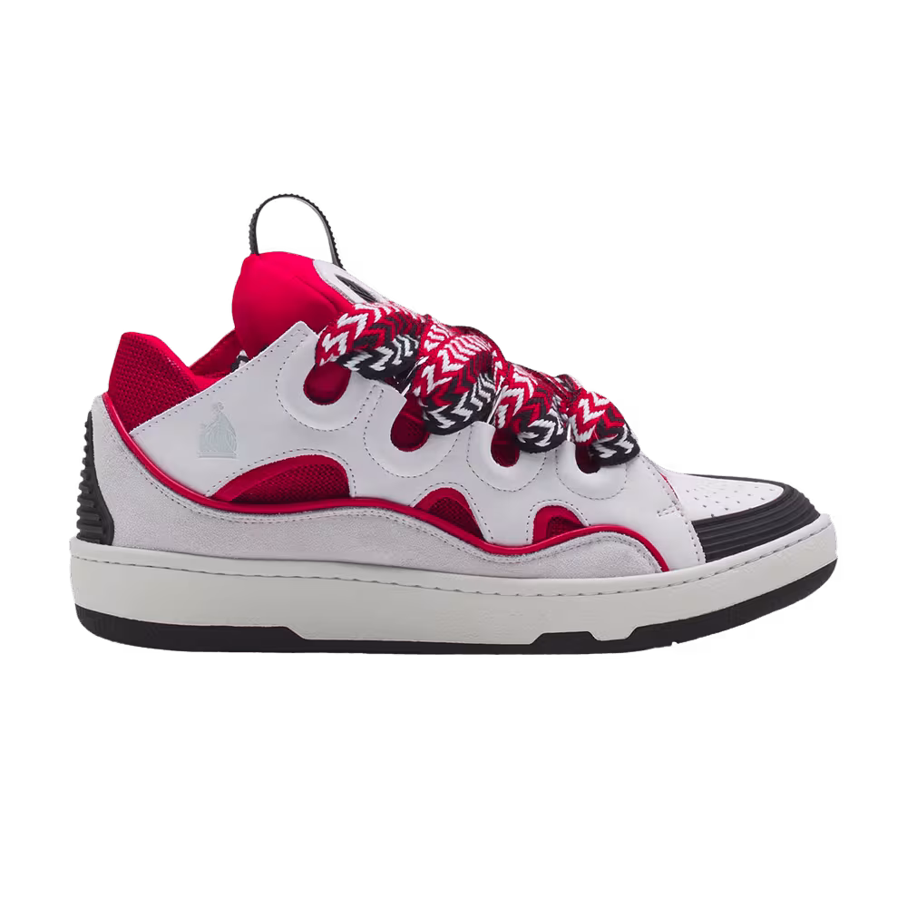 Lanvin Women's Curb Sneakers Red White