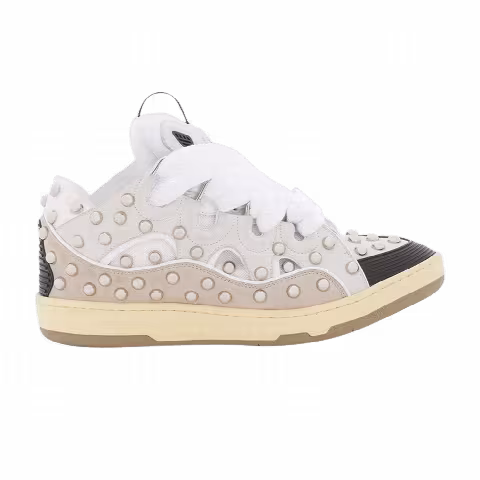Lanvin Curb 'White Studded'