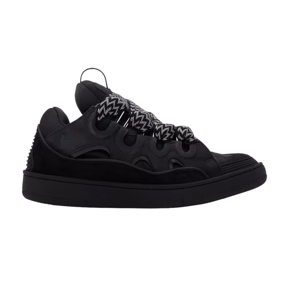 Lanvin Curb Sneakers Anthracite Black