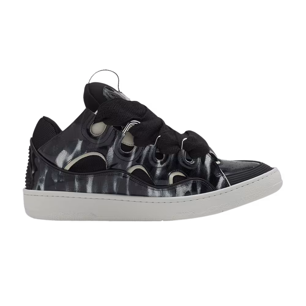 Lanvin Curb Sneaker Black White