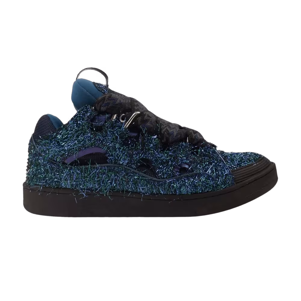 Lanvin Curb Sneakers Confetti - Blue Green