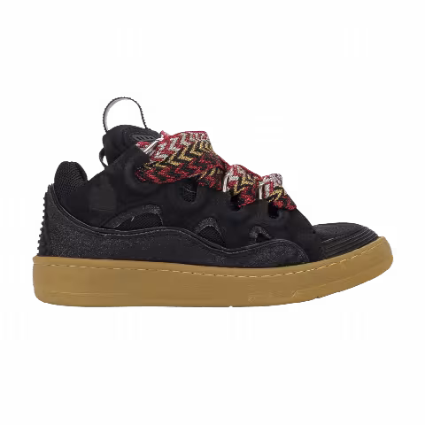 Lanvin Wmns Curb Sneakers 'Black Glitter'