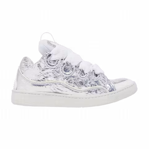 Lanvin Curb Sneaker 'Metallic Effect - Silver'