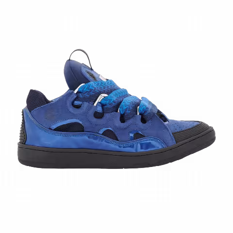 Lanvin Wmns Curb Sneakers 'Metallic - Majorelle Blue'