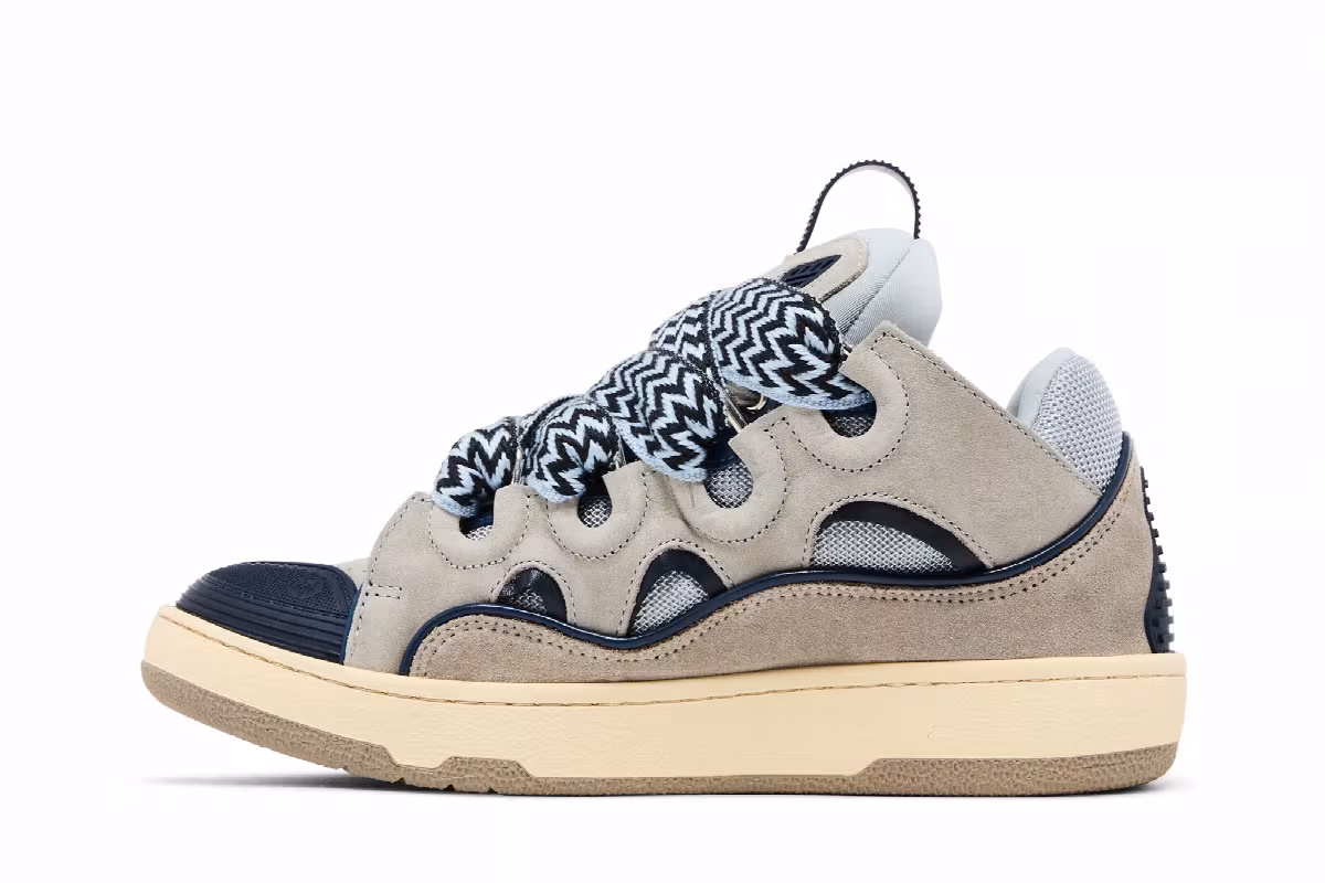 Lanvin Women's Curb Sneakers Vanille, view 4