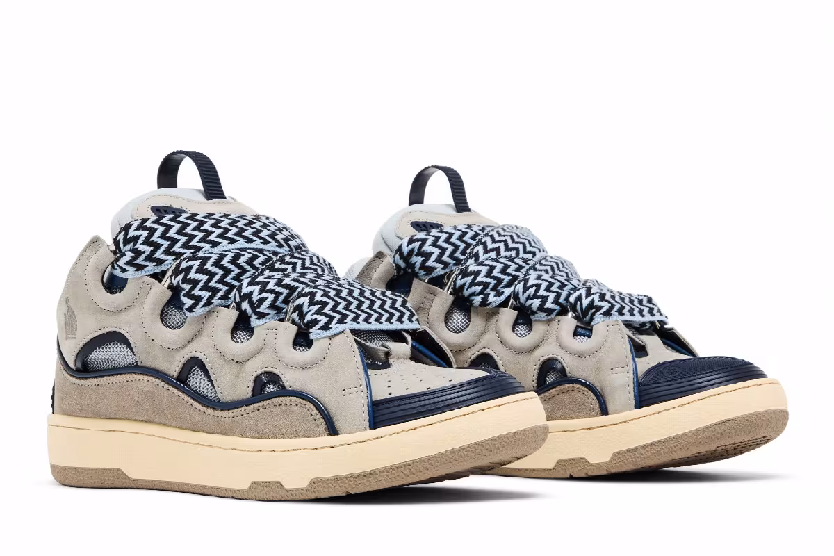 Lanvin Women's Curb Sneakers Vanille, view 9
