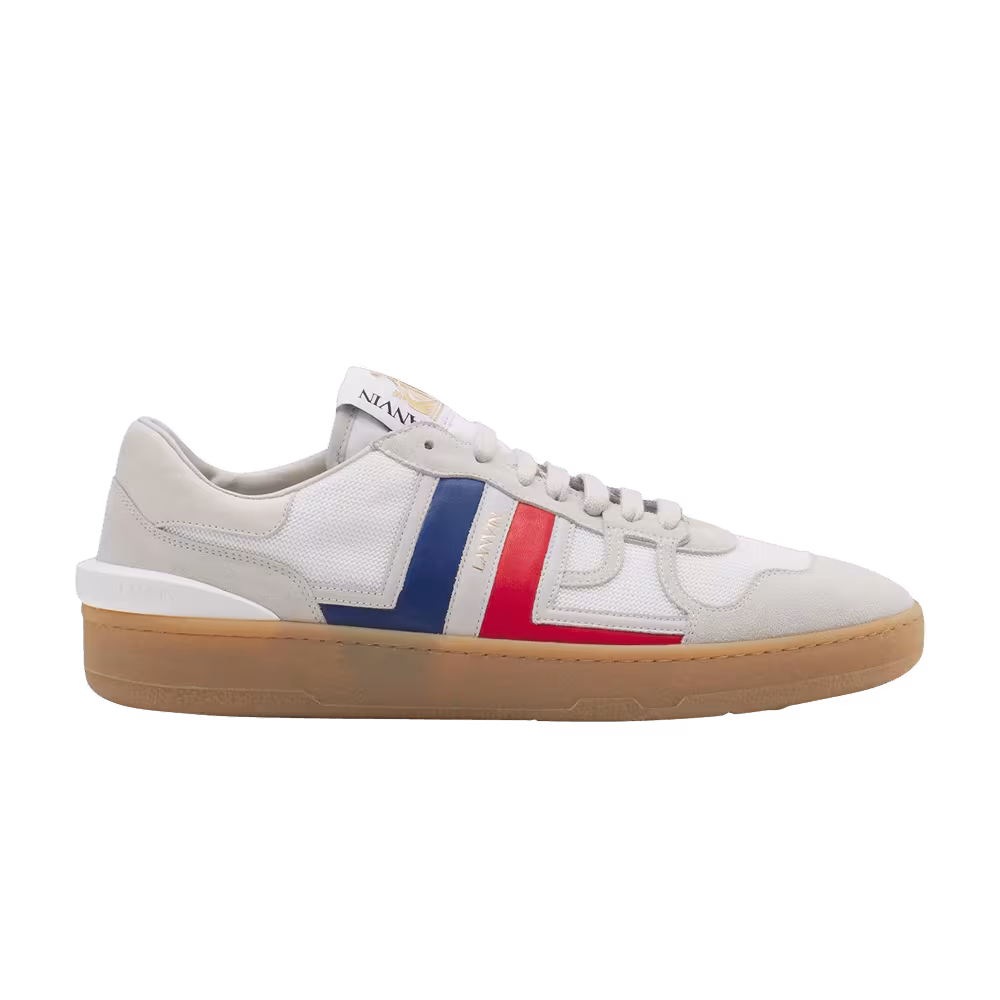 Lanvin Clay Low White Red Blue