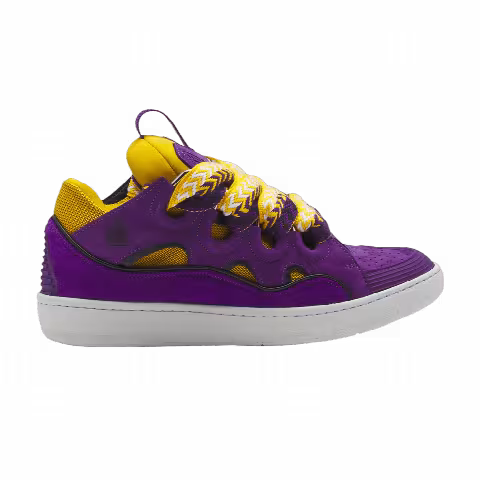 Lanvin Wmns Curb Sneakers 'Purple Yellow'