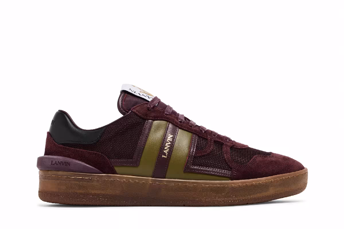Lanvin Clay Low Translucent Sole - Burgundy Green, view 2