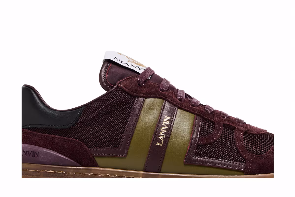 Lanvin Clay Low Translucent Sole - Burgundy Green, view 3