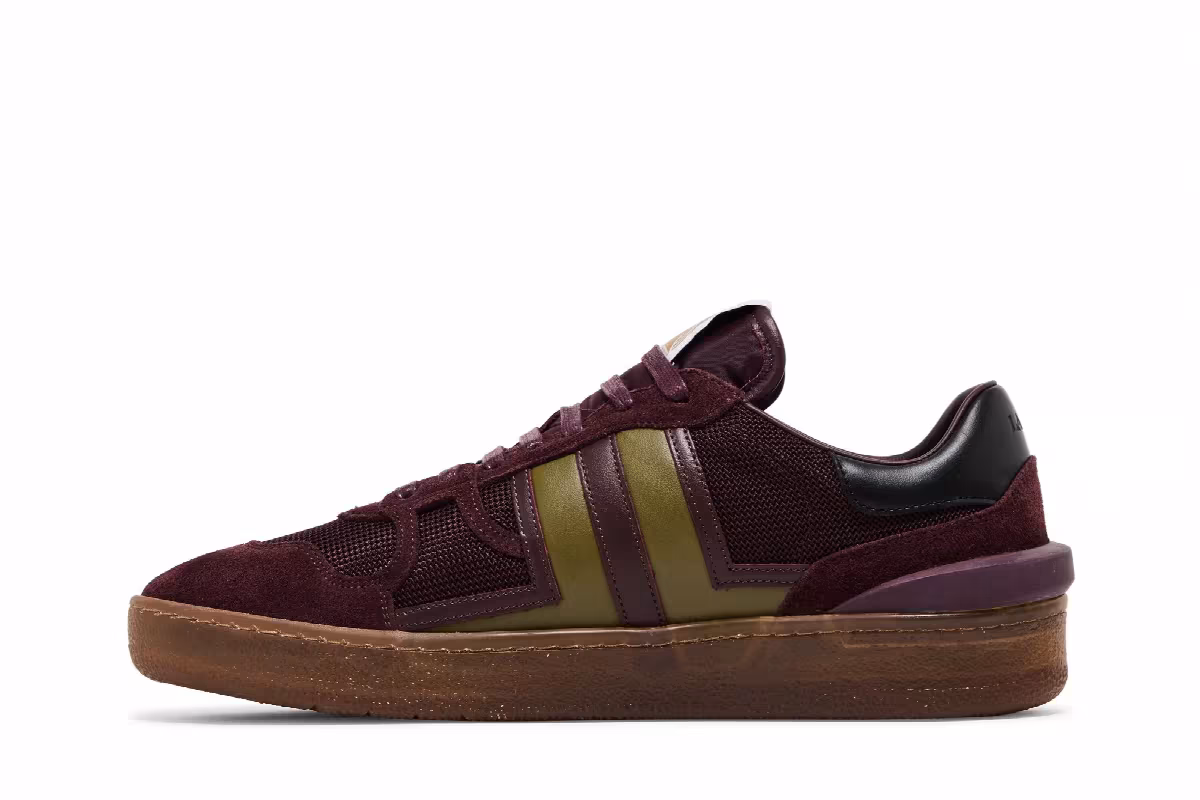 Lanvin Clay Low Translucent Sole - Burgundy Green, view 4