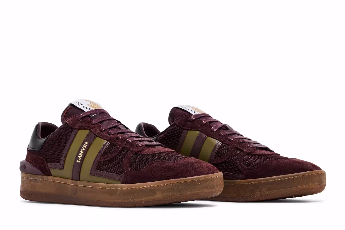 Lanvin Clay Low Translucent Sole - Burgundy Green, view 9