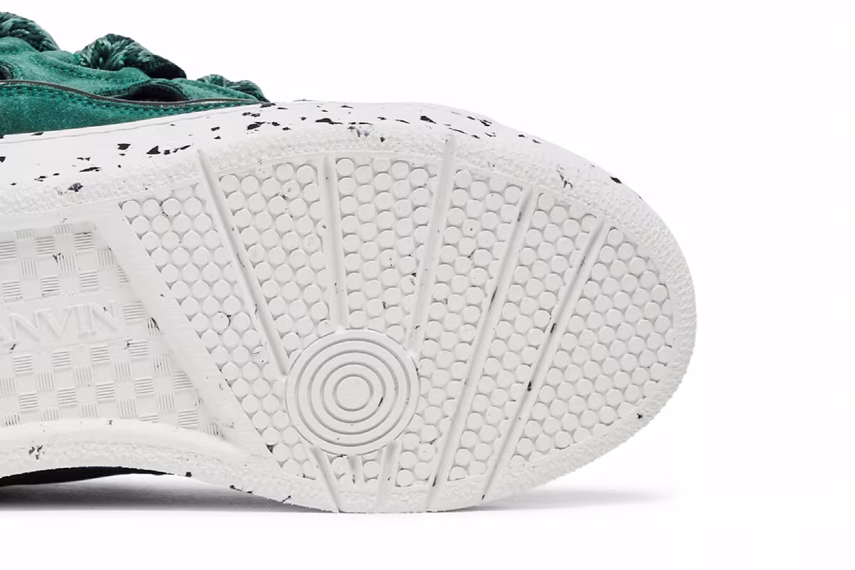 Lanvin Women's Curb Sneakers Green, view 6