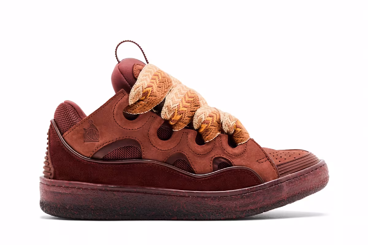 Lanvin Women's Curb Sneaker Brown, view 2