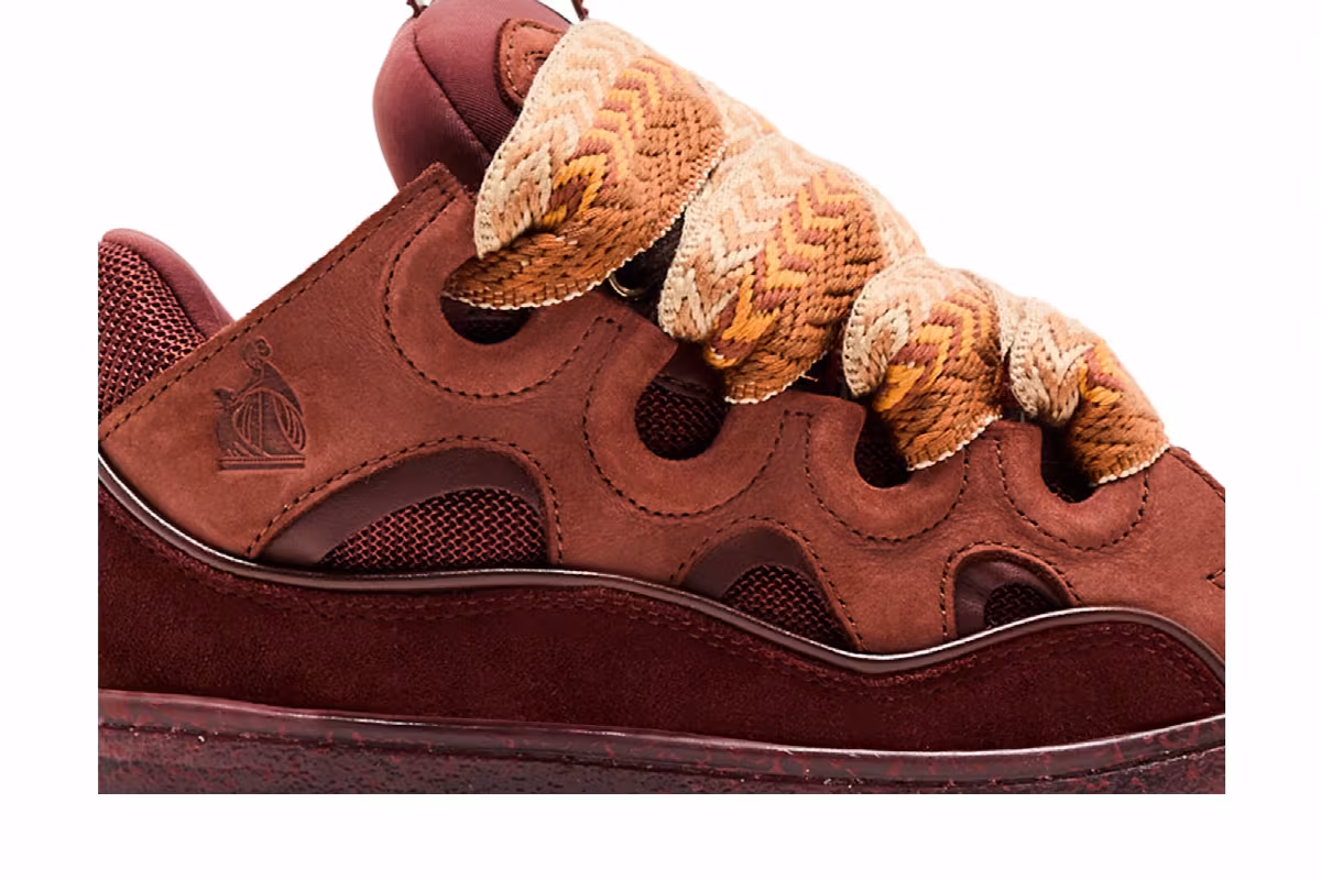 Lanvin Women's Curb Sneaker Brown, view 3