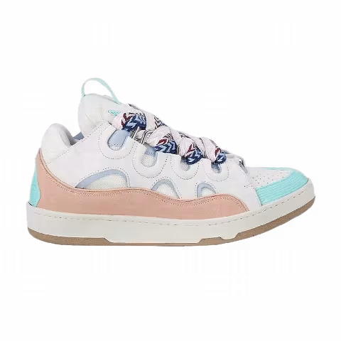 Saks x Lanvin Curb Sneakers 'White Pink'