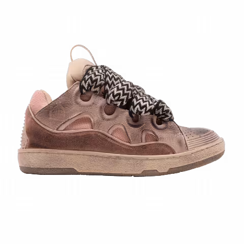 Lanvin Wmns Curb Sneakers 'Distressed - Pink'