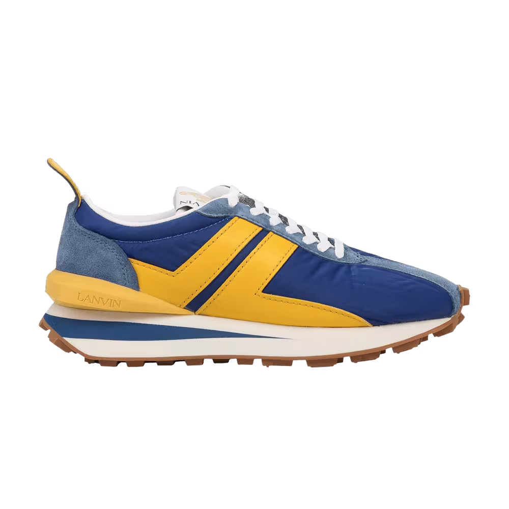 Lanvin Women's Bumpr Sneaker Blue Yellow