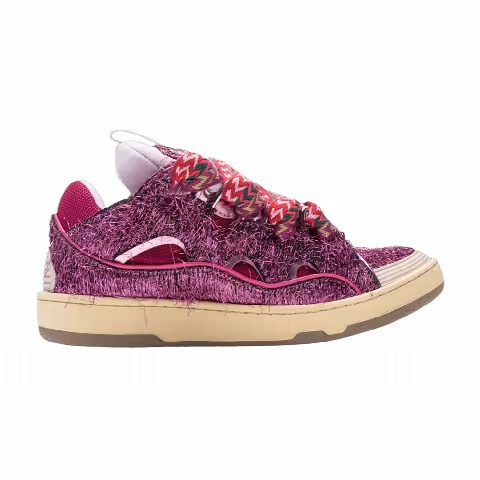 Lanvin Curb Sneakers 'Confetti - Fluo Pink'