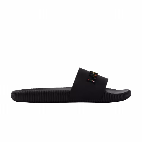 Lanvin Arpège Embroidered Slides 'Black'