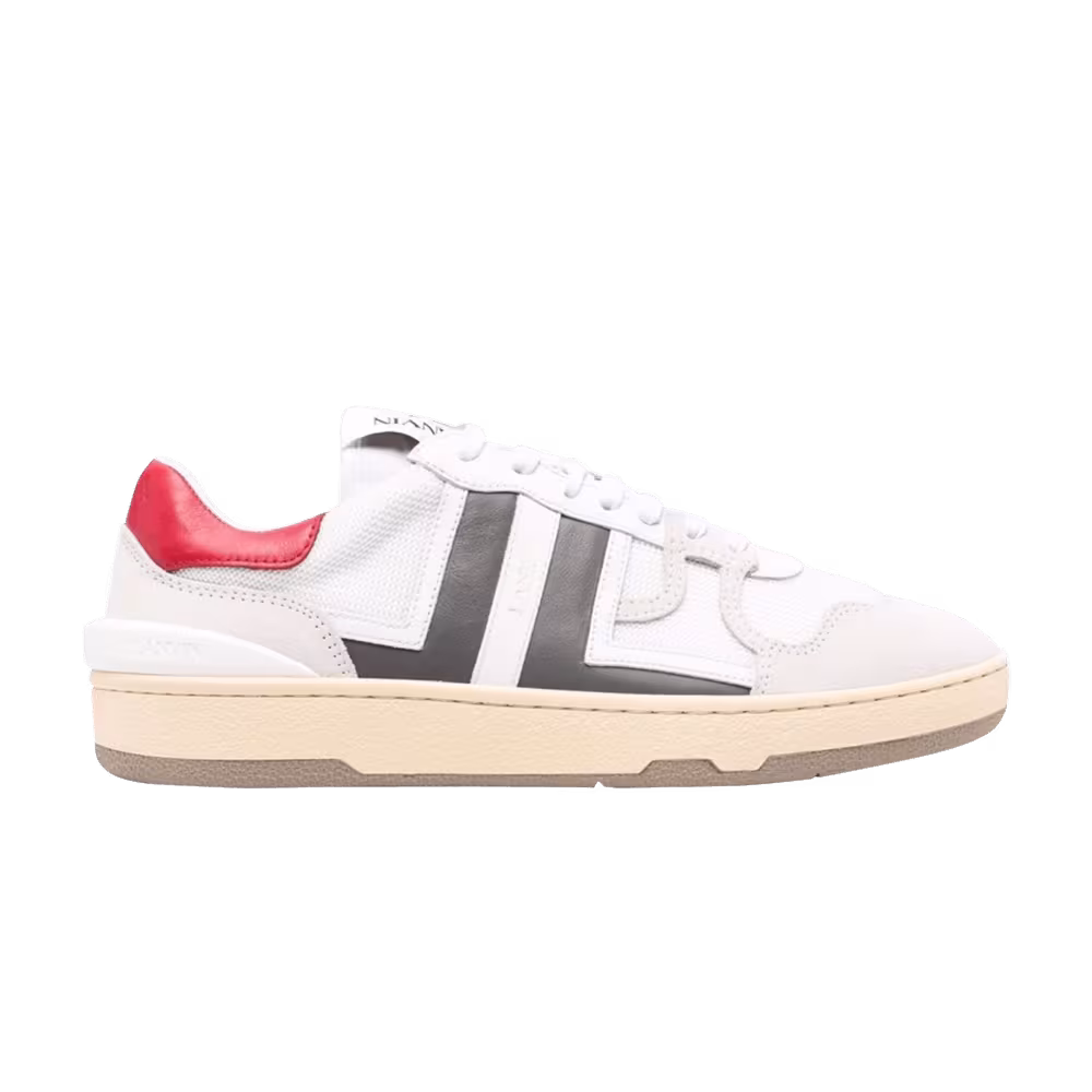Lanvin Clay Low White Red