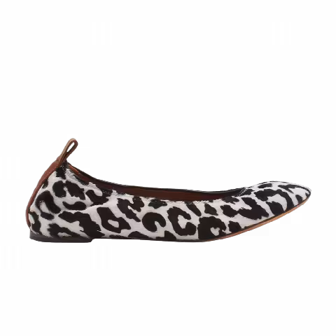 Lanvin Wmns The Ballerina Flat 'Leopard'
