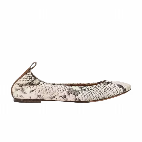 Lanvin Wmns The Ballerina Flat 'Whie'