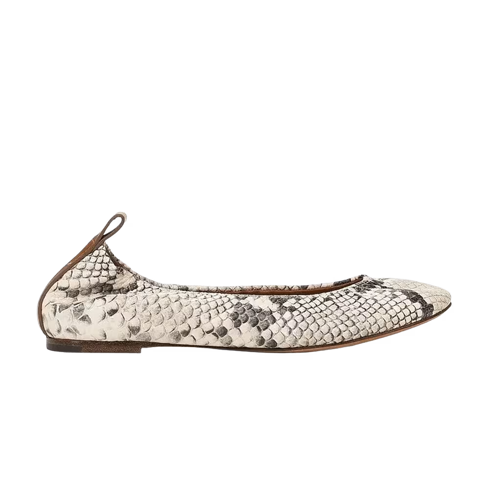Lanvin Women's The Ballerina Flat Whie