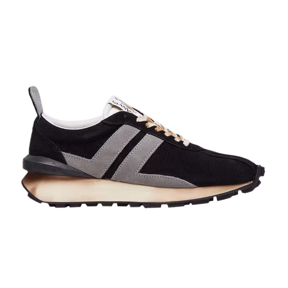 Lanvin Bumpr Sneaker Black Dark Grey
