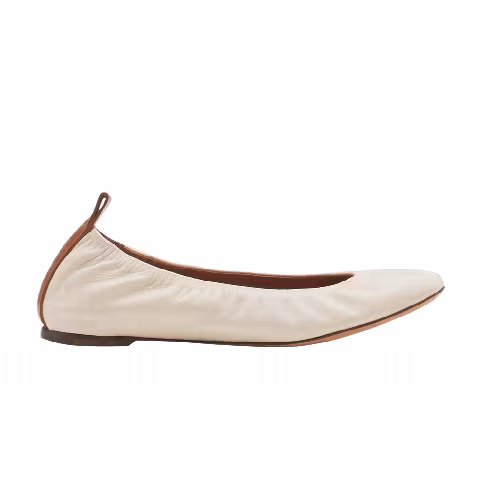 Lanvin Wmns The Ballerina Flat 'Beige'